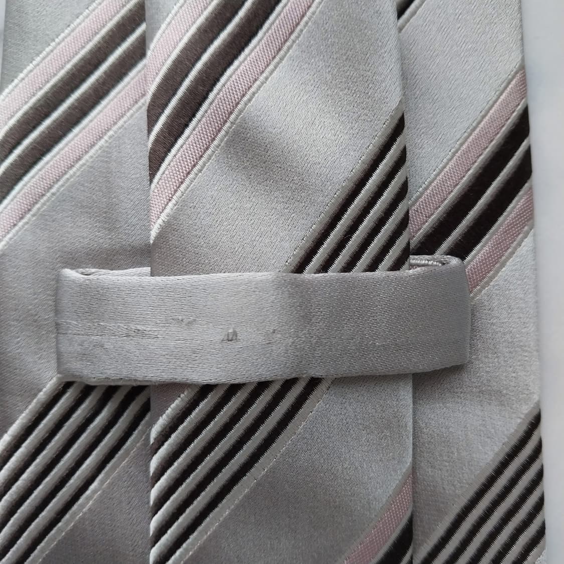 에르메네질도 제냐 실크 스트라이프 넥타이 9.1cm B등급 K1757
 상품이미지10