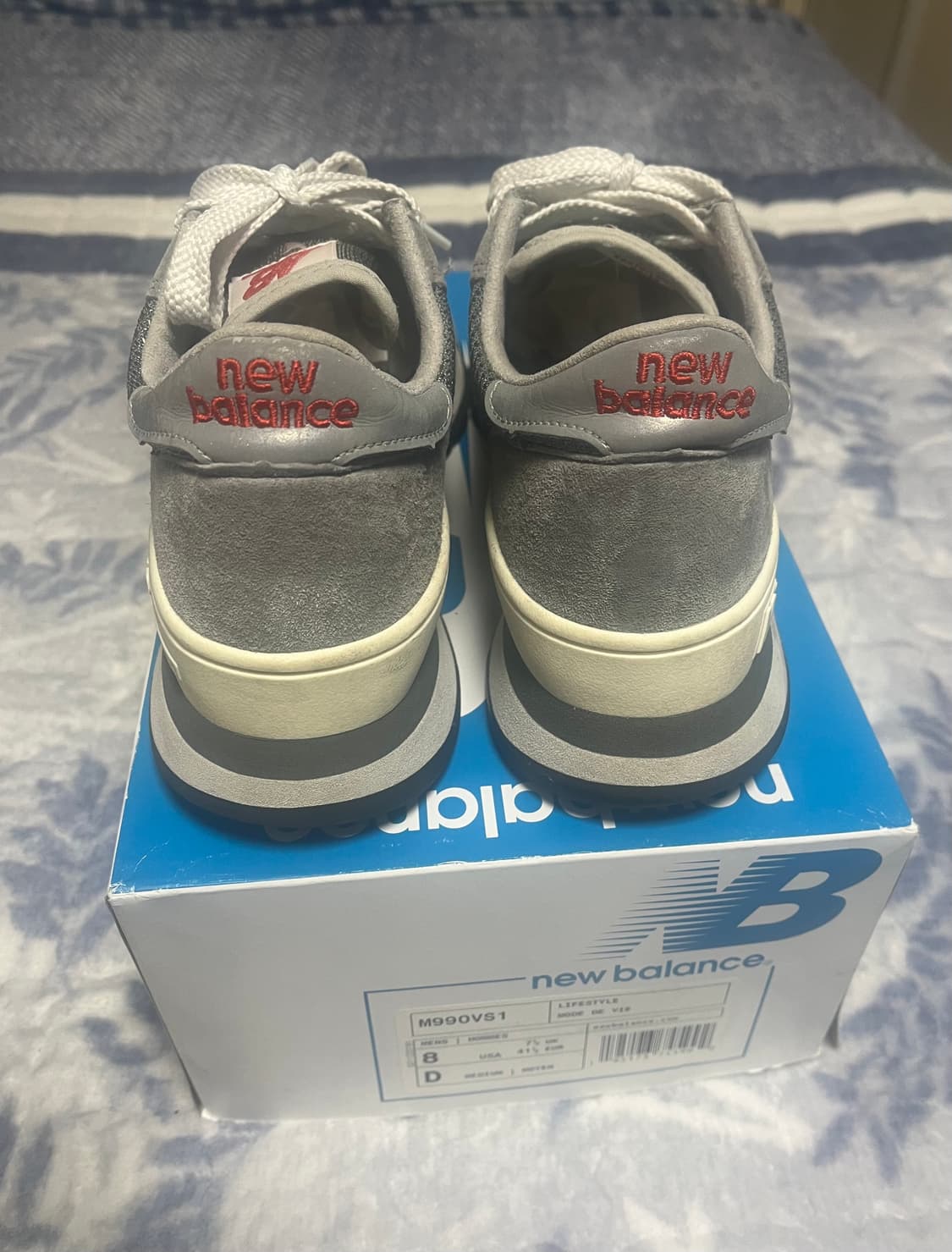 뉴발란스 990v1 40주년 한정판 990vs1 260 상품이미지3