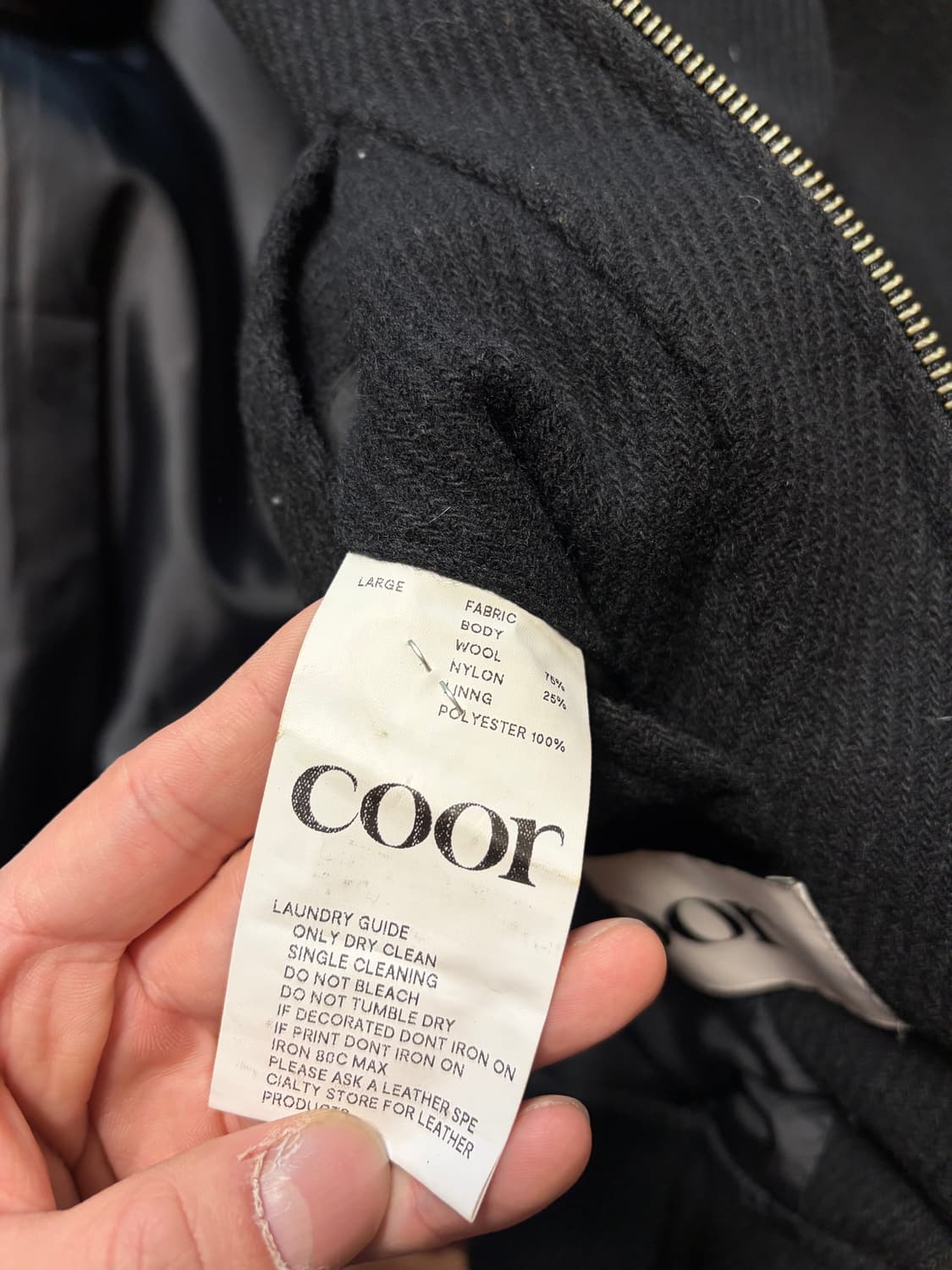 쿠어 울 자켓 (L 사이즈) 상품이미지4