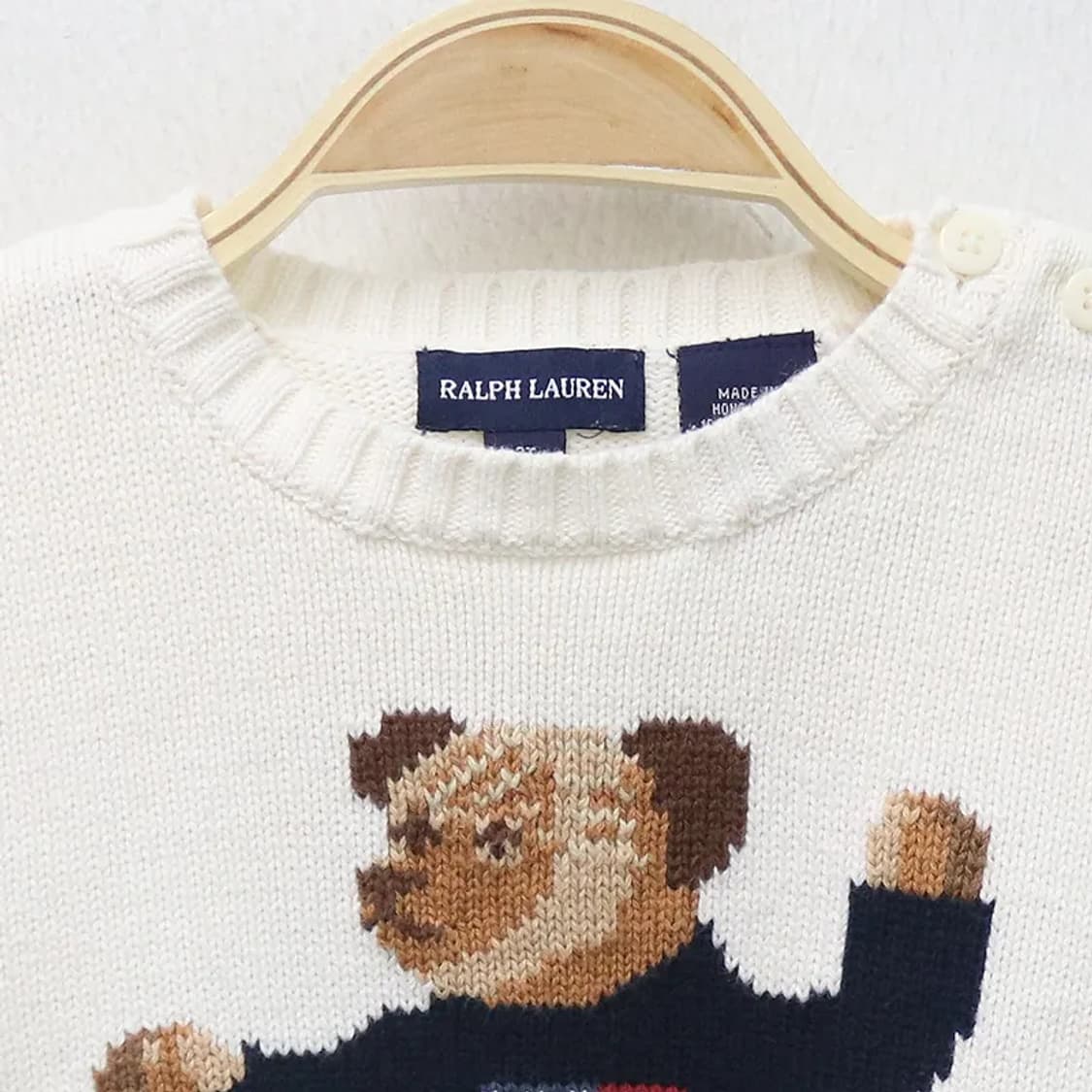 랄프로렌 키즈 곰돌이 자수 니트 3T 62005 상품이미지3