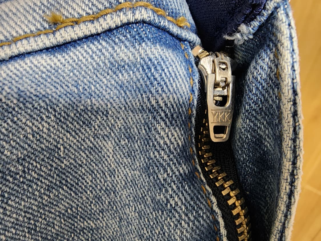 (27)여성 다리미진 스트레이트 데님 팬츠 상품이미지5