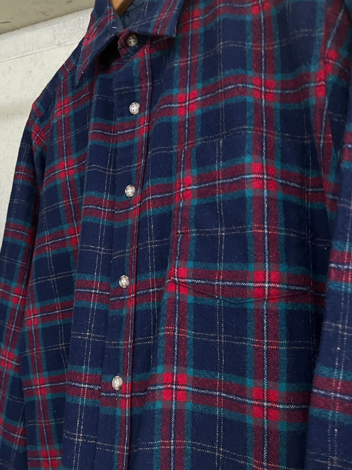 90s Pendleton Wool Flannel Shirt 상품이미지4