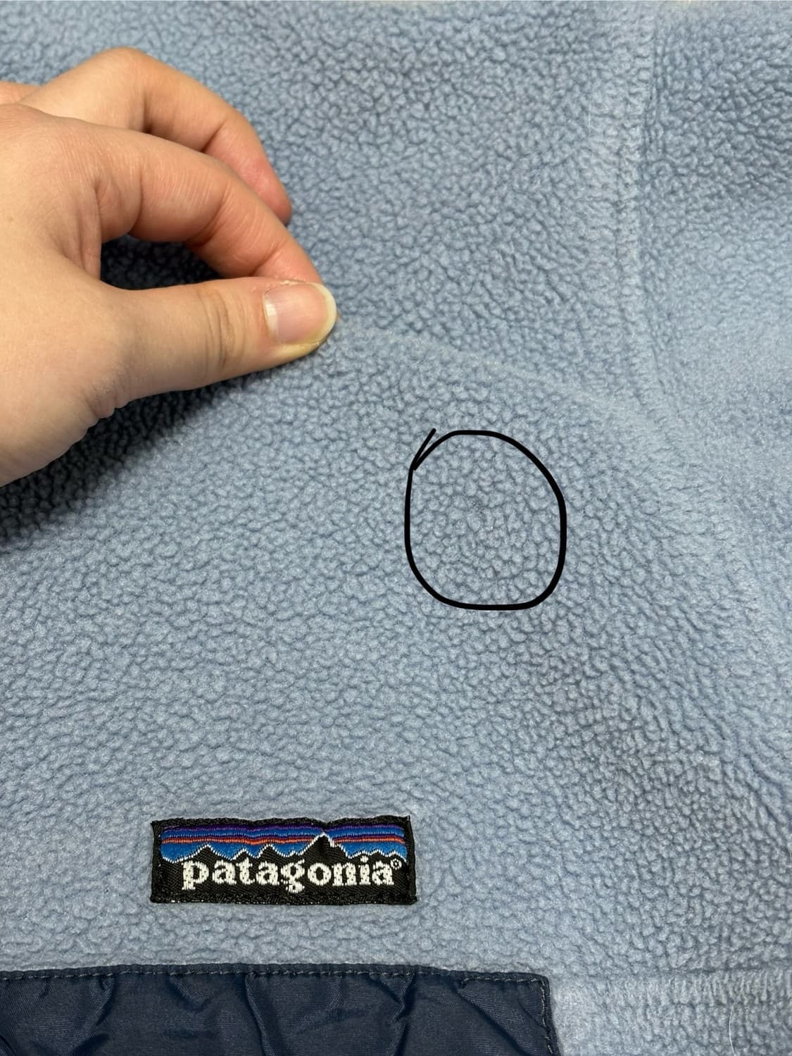 🇨🇦 90s 파타고니아 신칠라 스카이블루 상품이미지3