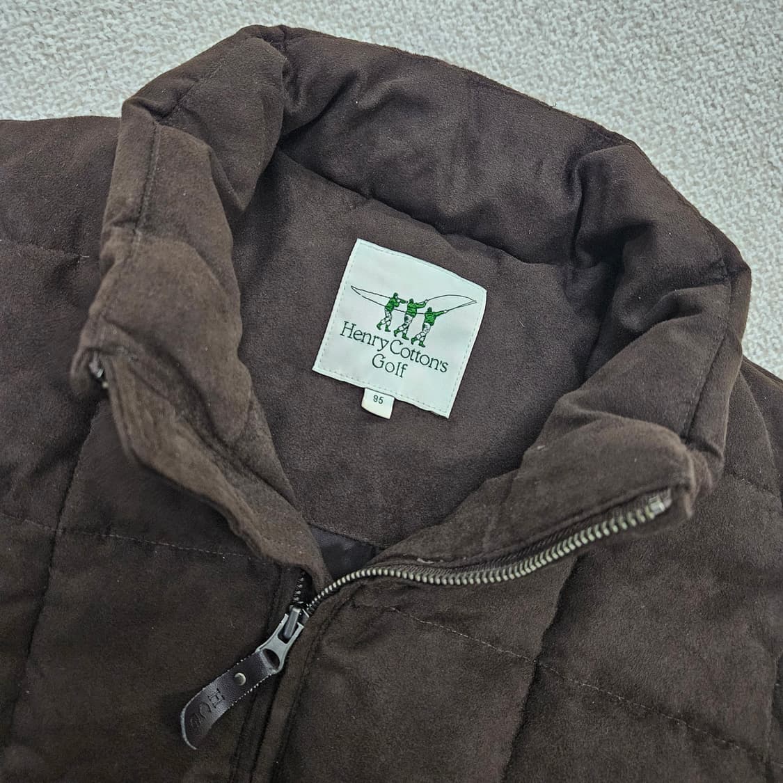 [95] 헨리코튼 골프 스웨이드 덕다운 패딩 점퍼 1209J1 상품이미지3