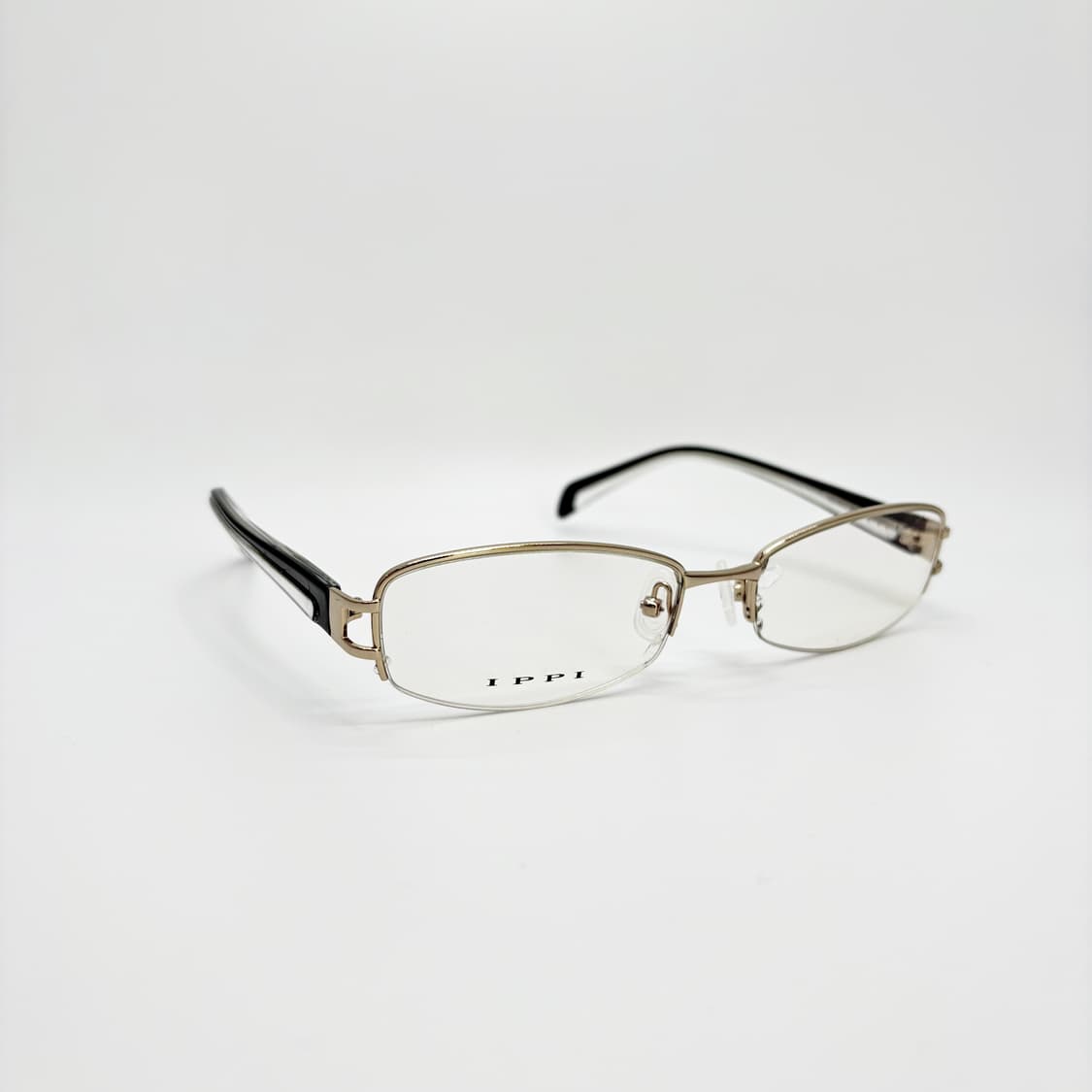 IPPI 골드 스퀘어 반무테 빈티지안경 상품이미지2