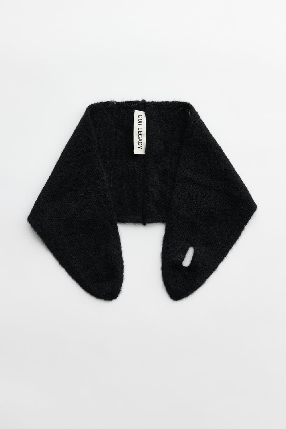 아워레가시 25fw MINIATURE 머플러/블랙 상품이미지3