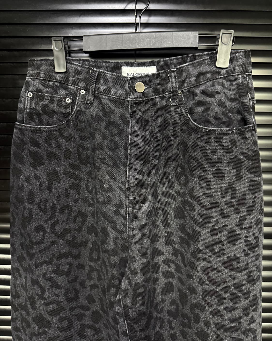 BGRN 레오파드 호피 고스 펑크 락 시크 갸루 로리걸 벌룬 와이드 팬츠 상품이미지2