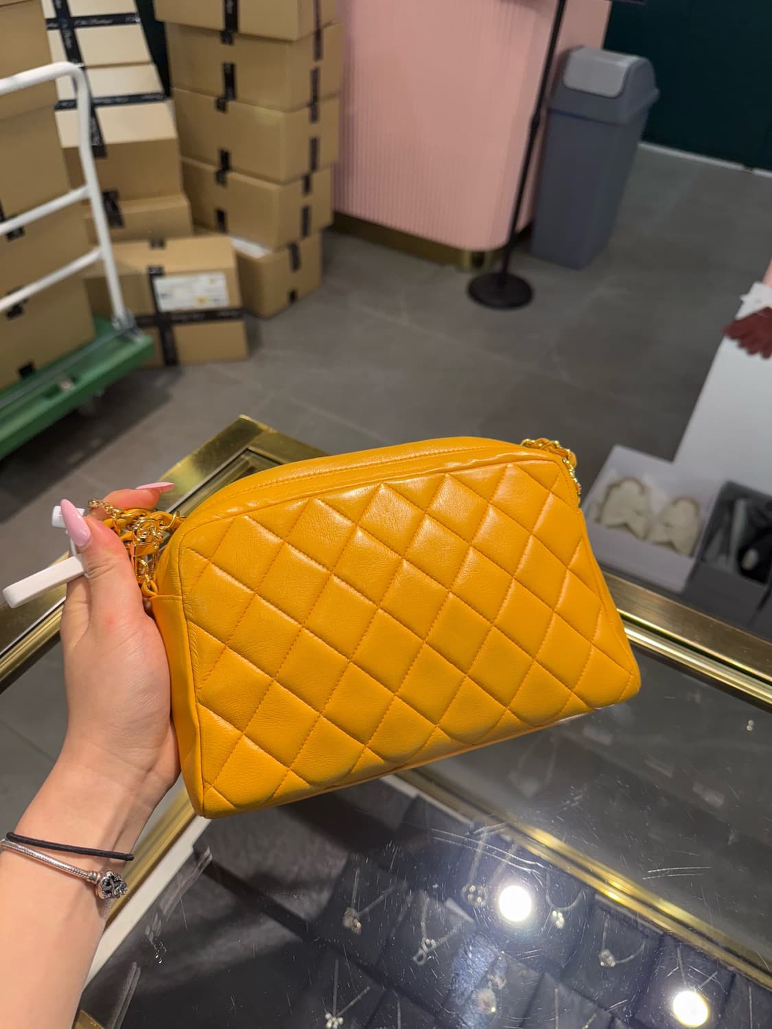 샤넬 빈티지 매듭 숄더백 상품이미지4