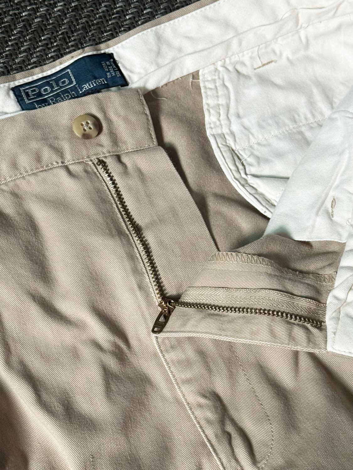 (33) 90s 폴로 랄프로렌 앤드류 더블 플리츠 치노 팬츠 상품이미지3