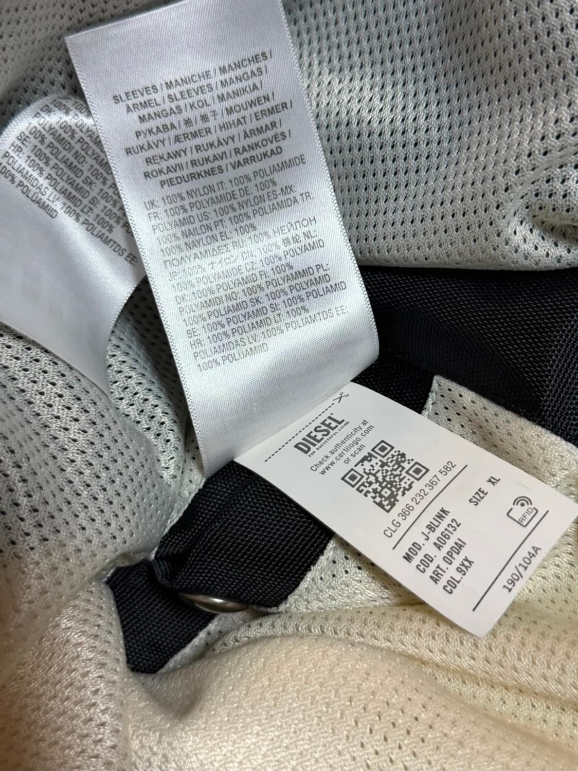 디젤 바이커 자켓 XL 상품이미지3