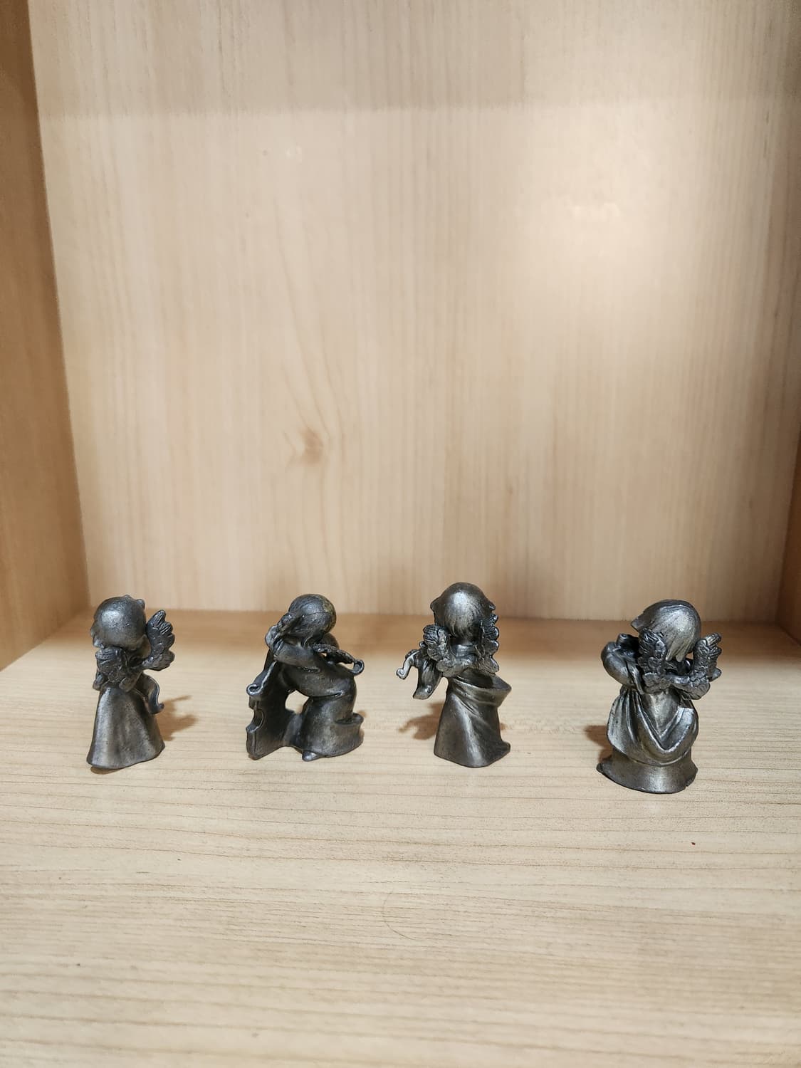 주석 악기 연주 천사상 장식품 4종 세트 상품이미지4