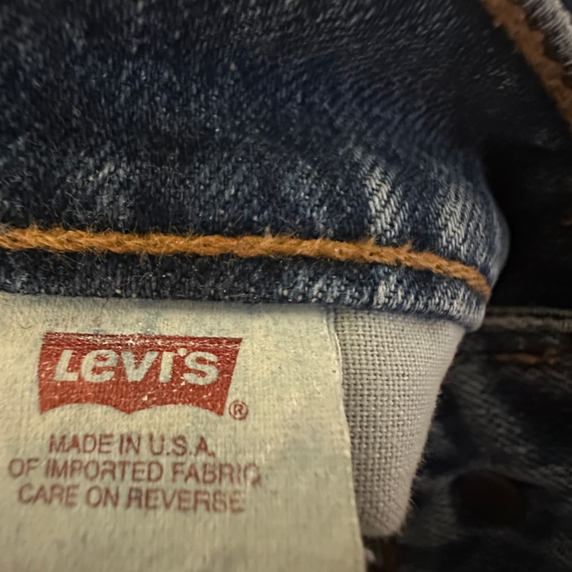LEVI'S 519 90's usa made denim pants 상품이미지4