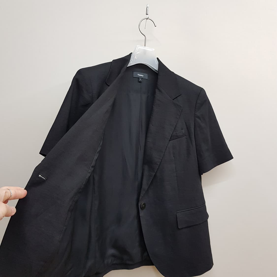 띠어리 Theory 2022 린넨 혼방 반팔 테일러드 자켓 2사이즈 상품이미지5