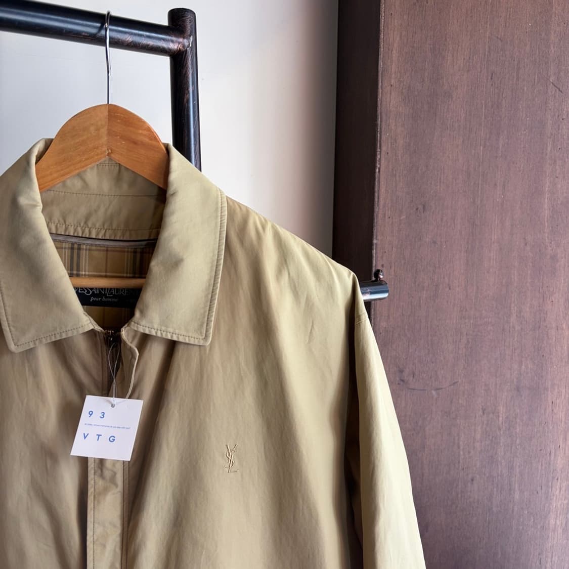 15933 - 입생로랑 베이지 블루종 자켓 상품이미지3