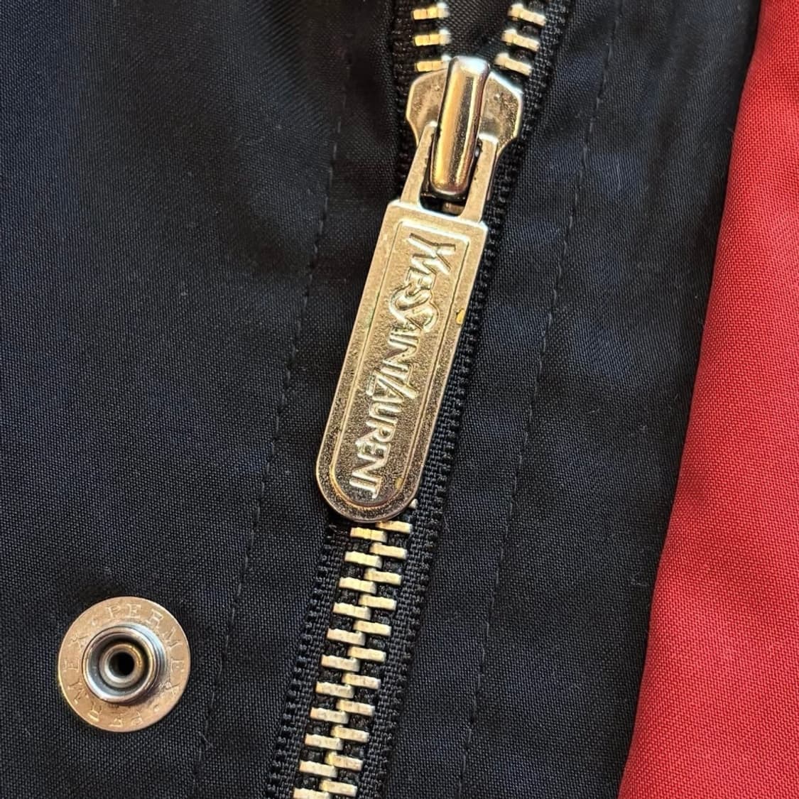 YSL 블랙 하프 코트 상품이미지8