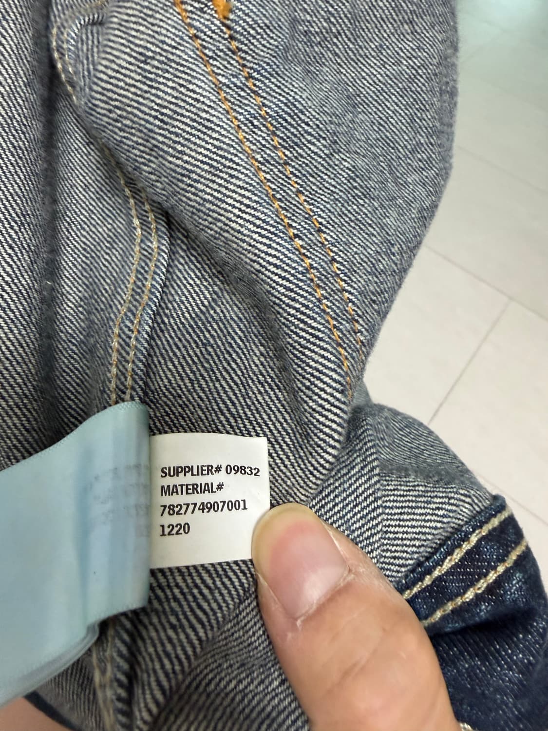 RRL Lee101j 셀비지 카우보이 데님자켓 상품이미지3