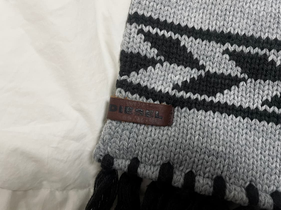 Diesel 디젤 노르딕 스컬 해골 머플러 상품이미지4