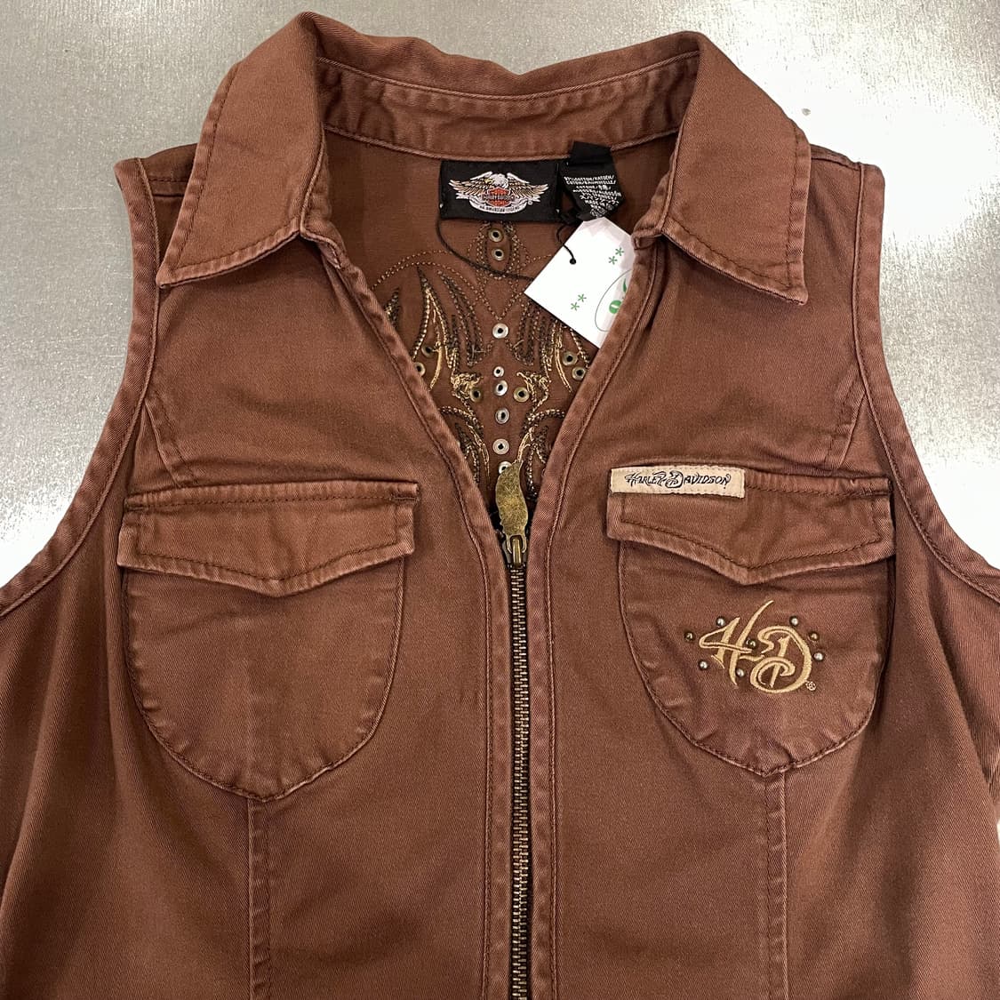 Harley Davidson 할리 프린팅 슬리브리스 상품이미지9