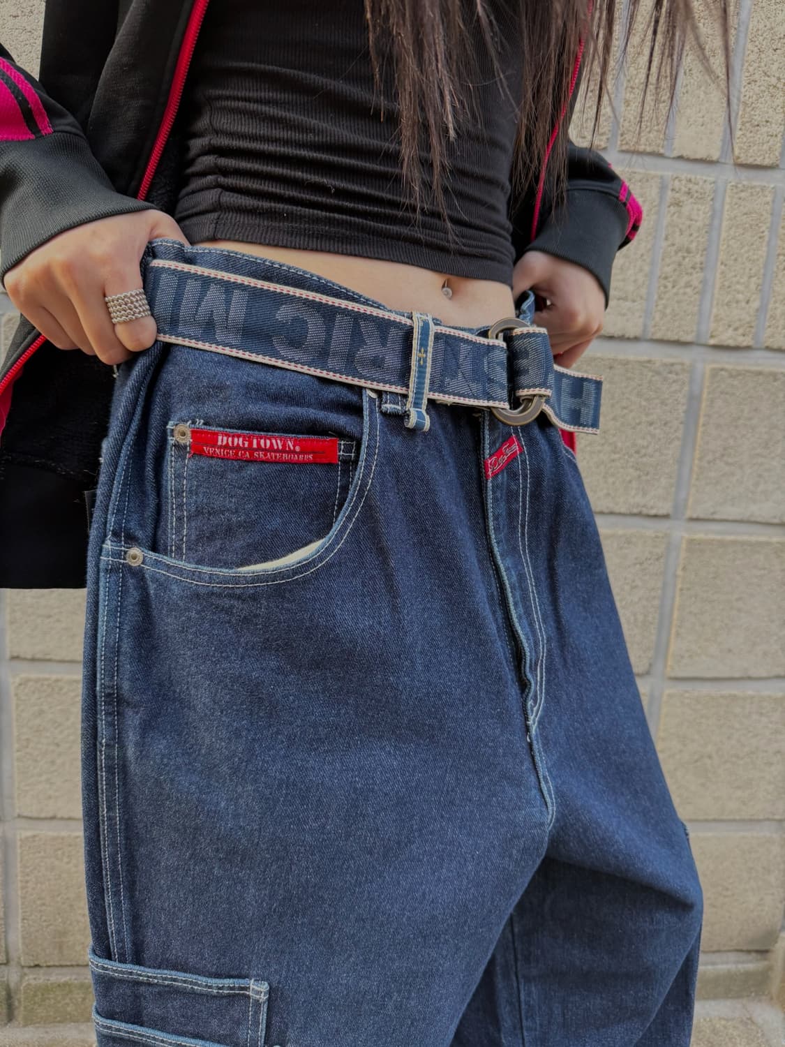 도그타운 와이드 올드스쿨 무드 데님 팬츠 상품이미지4