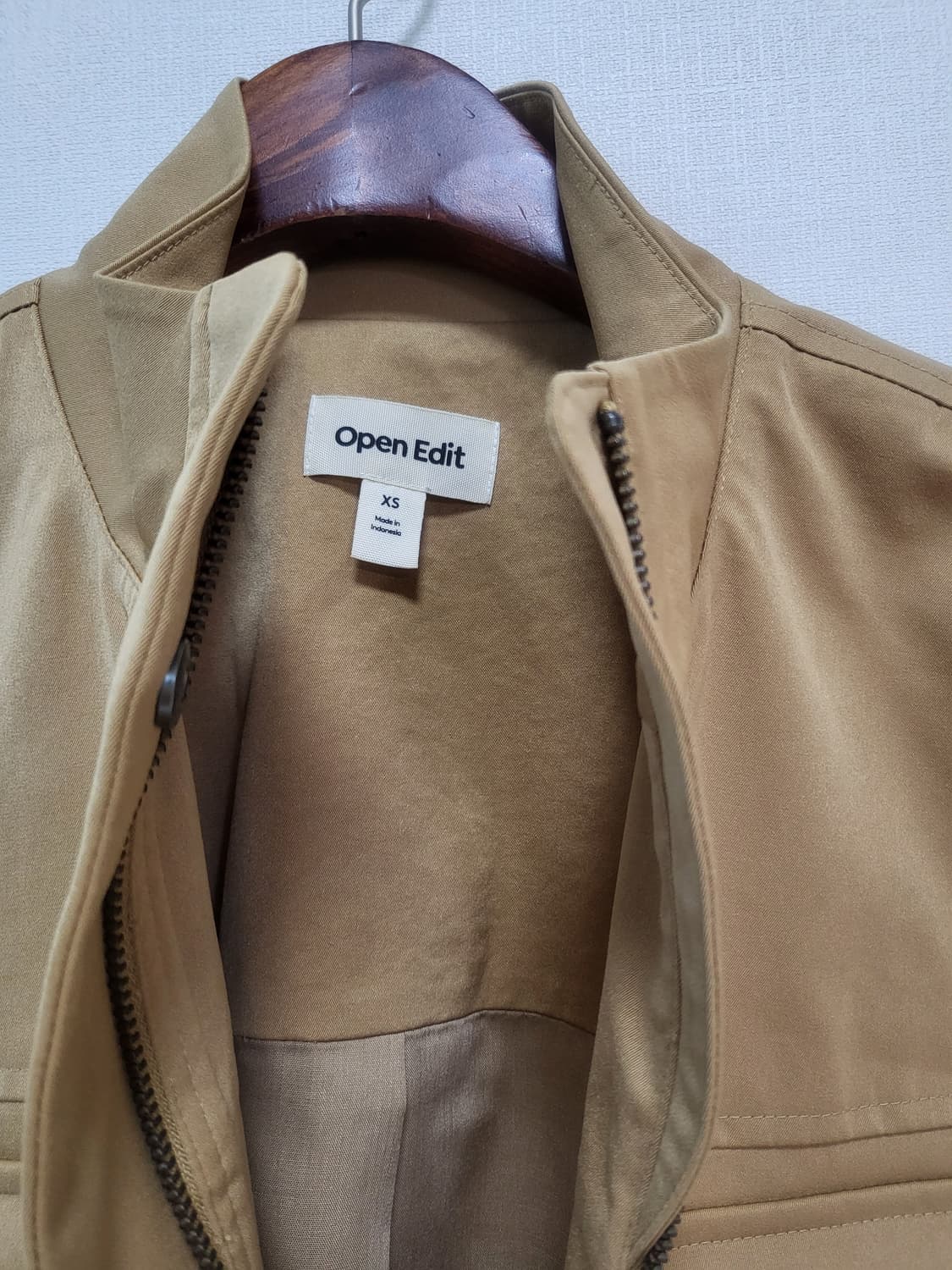 Open Edit 베이지 포켓 조끼 55-77 새제품 남녀공용   상품이미지2