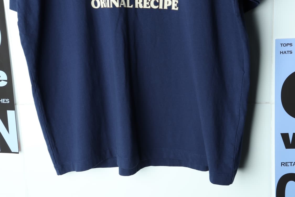 (2XL-4XL) 탑텐 반팔 티셔츠 박시 네이비 USA-H30029 상품이미지4