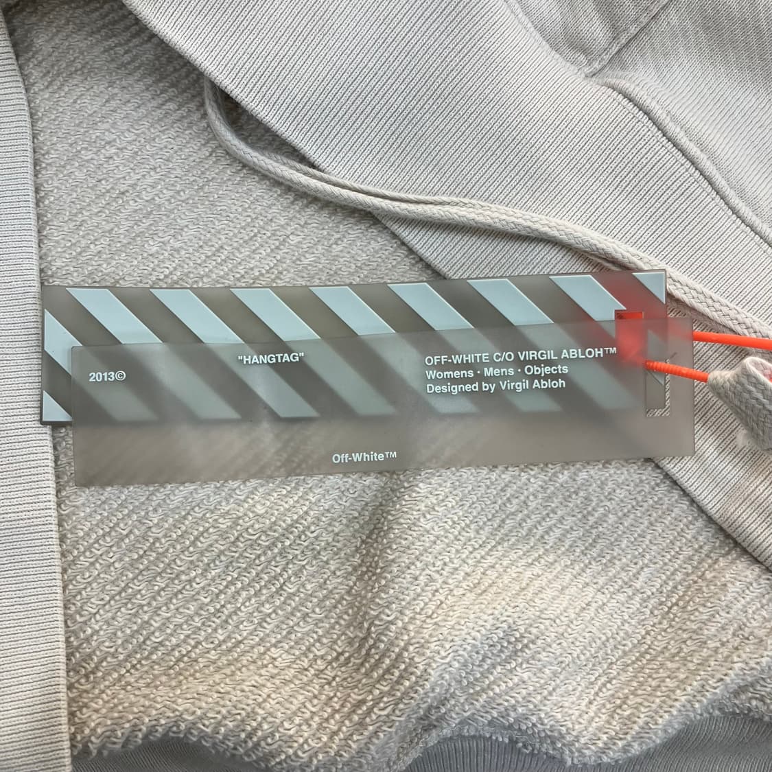 19FW 오프화이트 디아그 박쥐 프린팅 후드티 XL 상품이미지6