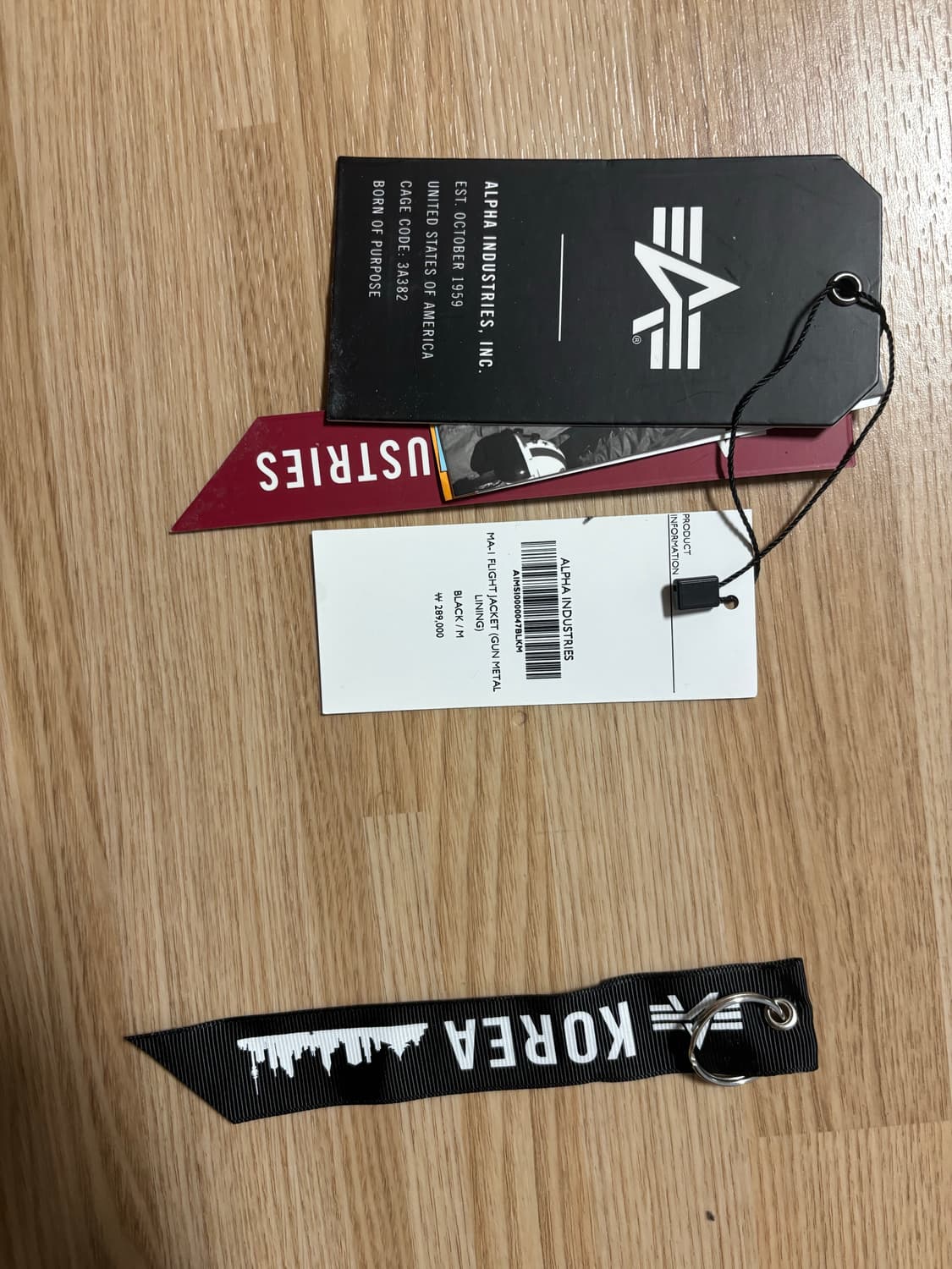 알파인더스트리 ma-1 블랙 건메탈안감 상품이미지5