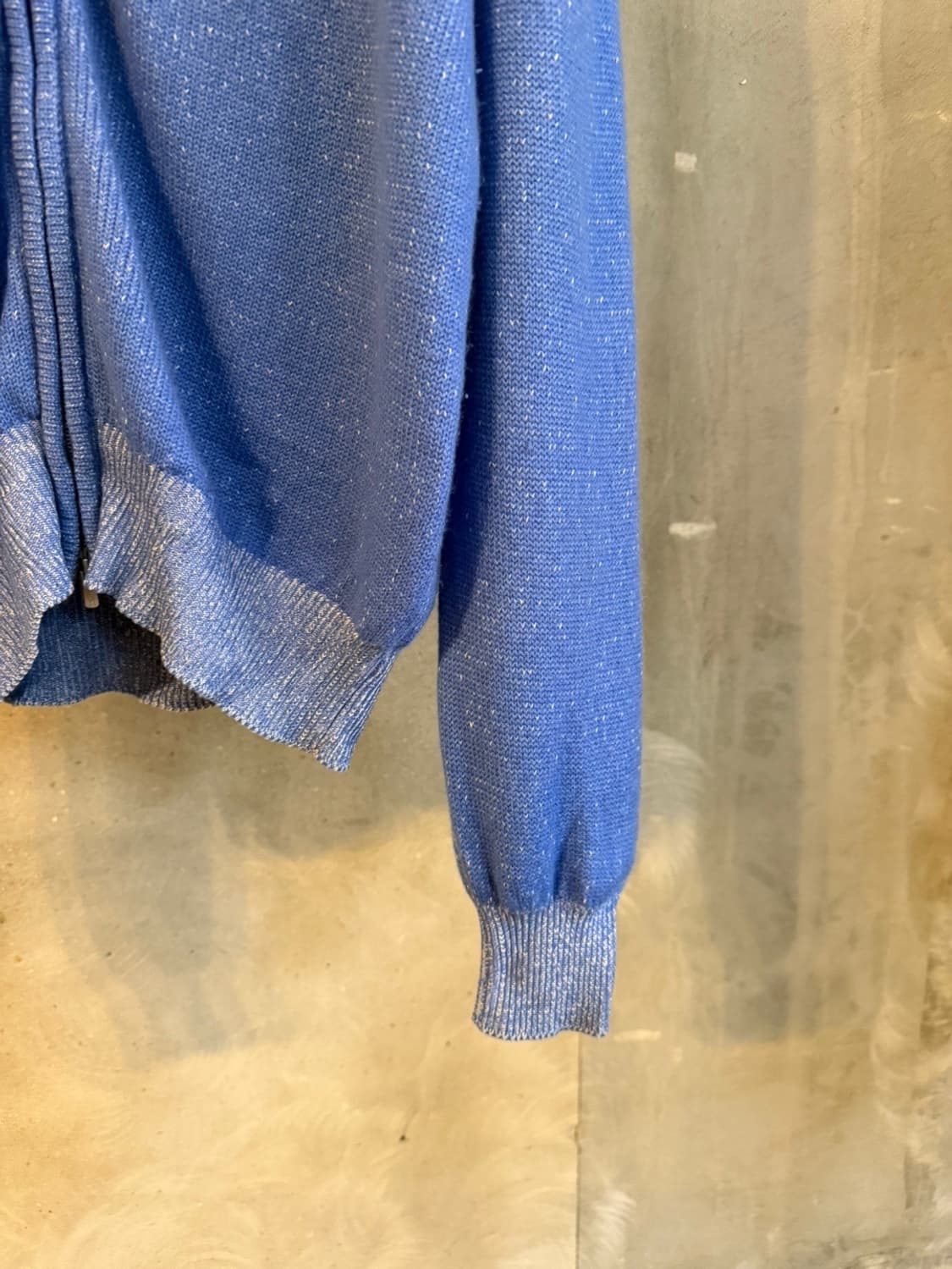 HAWICK 스코티쉬 캐시미어 짚업 니트 105 상품이미지6