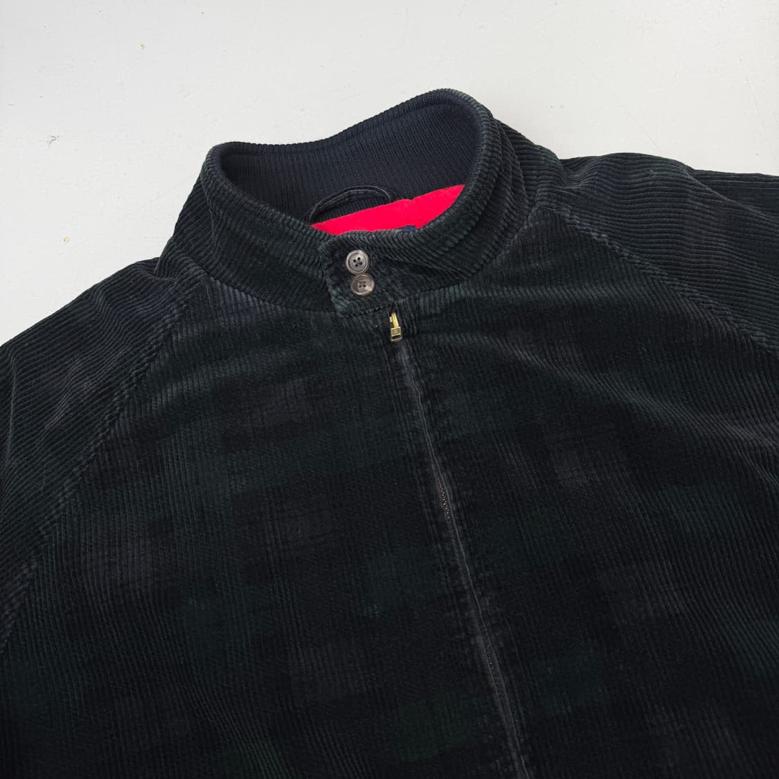 폴로 90s 코듀로이 헤링턴 울 타탄 체크 바라쿠타 자켓 상품이미지3