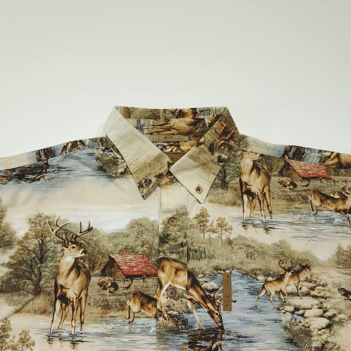 CK108 L 노스리버 00s 디어 헌팅 반팔 셔츠 남방 상품이미지2