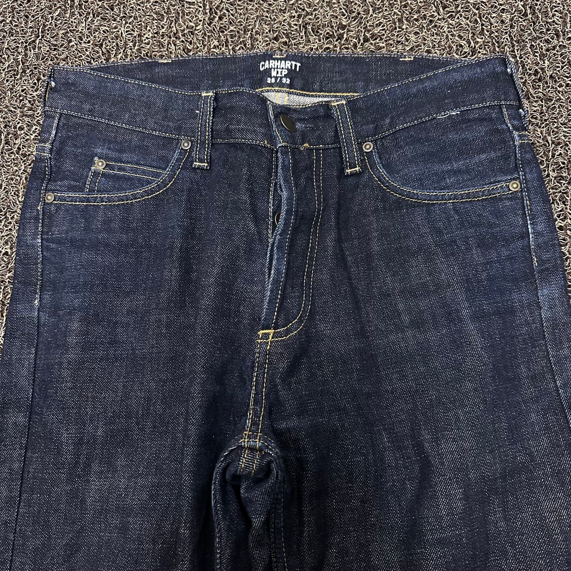 칼하트 WIP 데님 청바지 28인치 상품이미지3