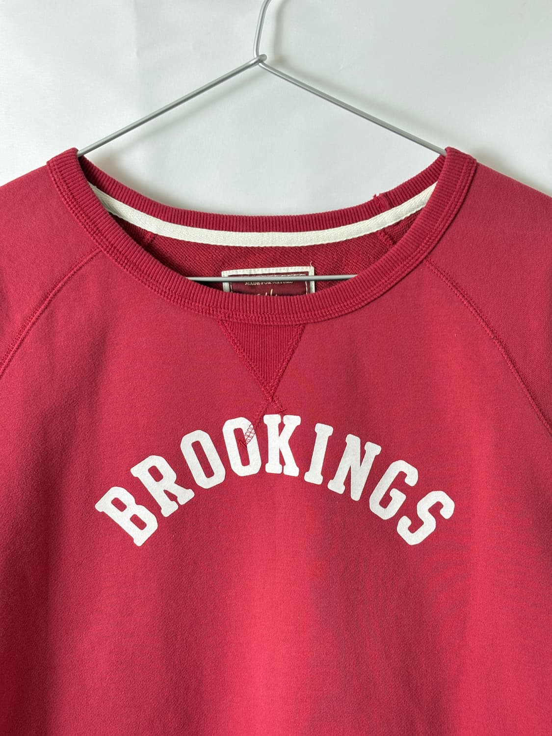 브라이트 레드 맨투맨 상품이미지5