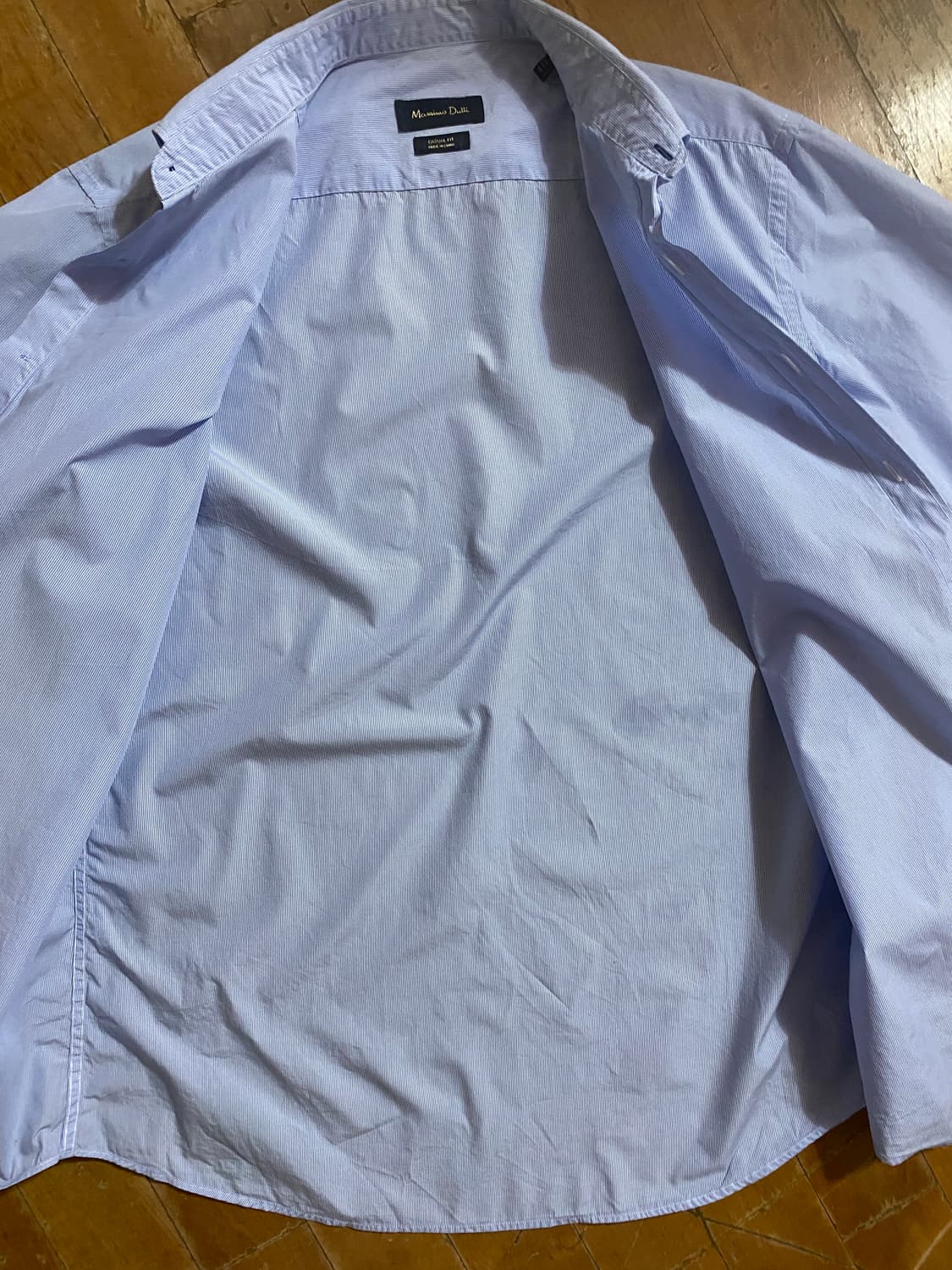 마시모두띠 스트라이프 캐주얼 셔츠 L (105) 상품이미지4