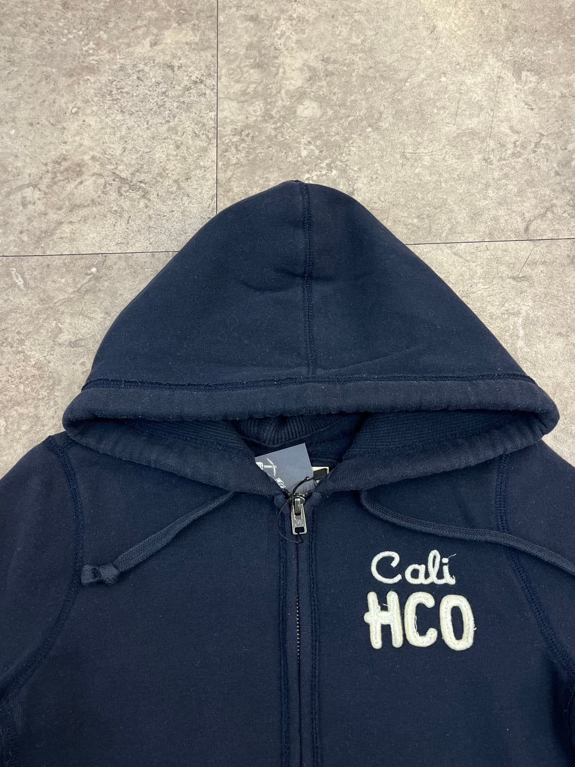 홀리스터 기모 후드집업 네이비 S #csz3947 상품이미지6