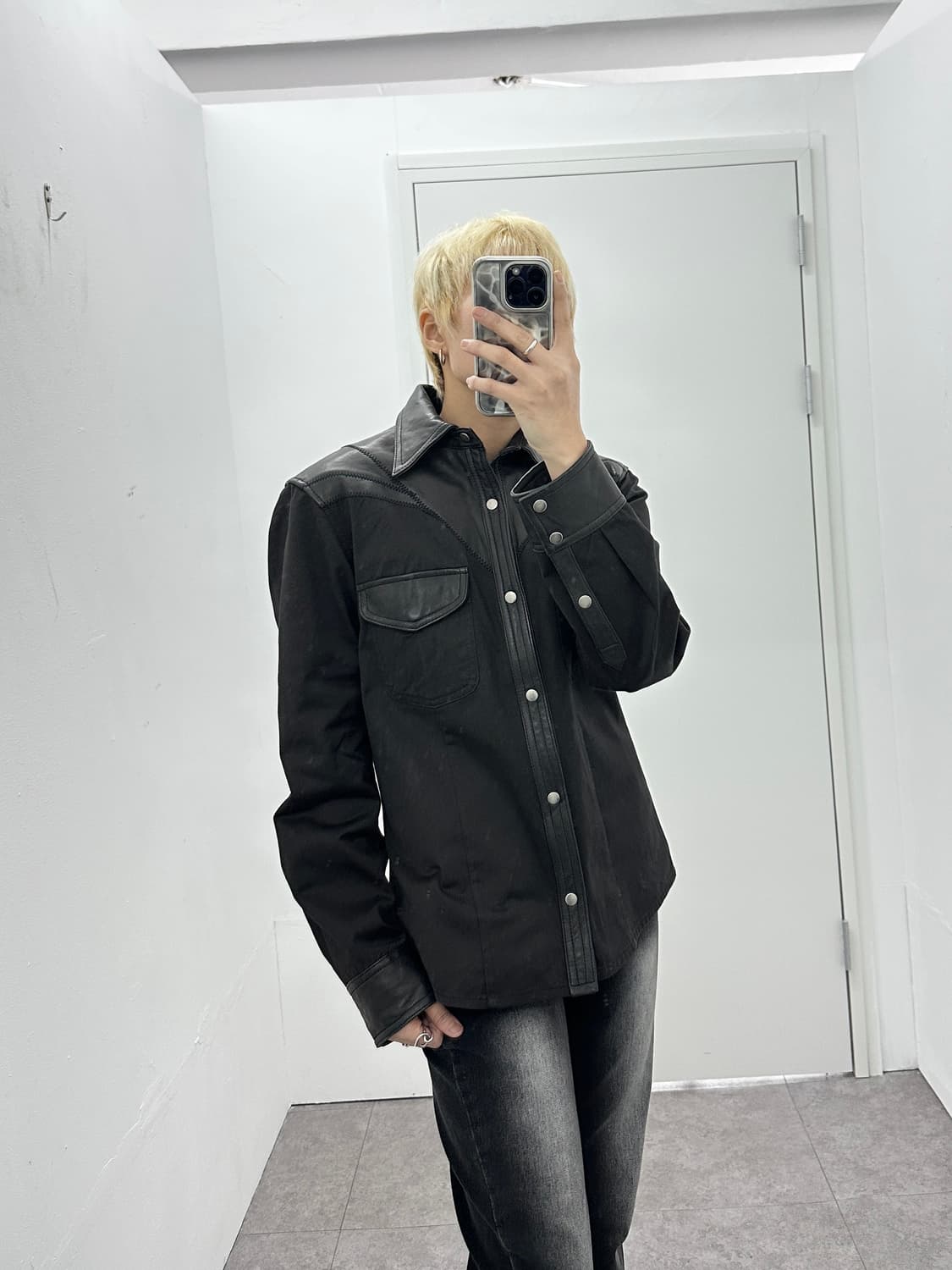 Morgan sheepskin leather shirts 상품이미지2