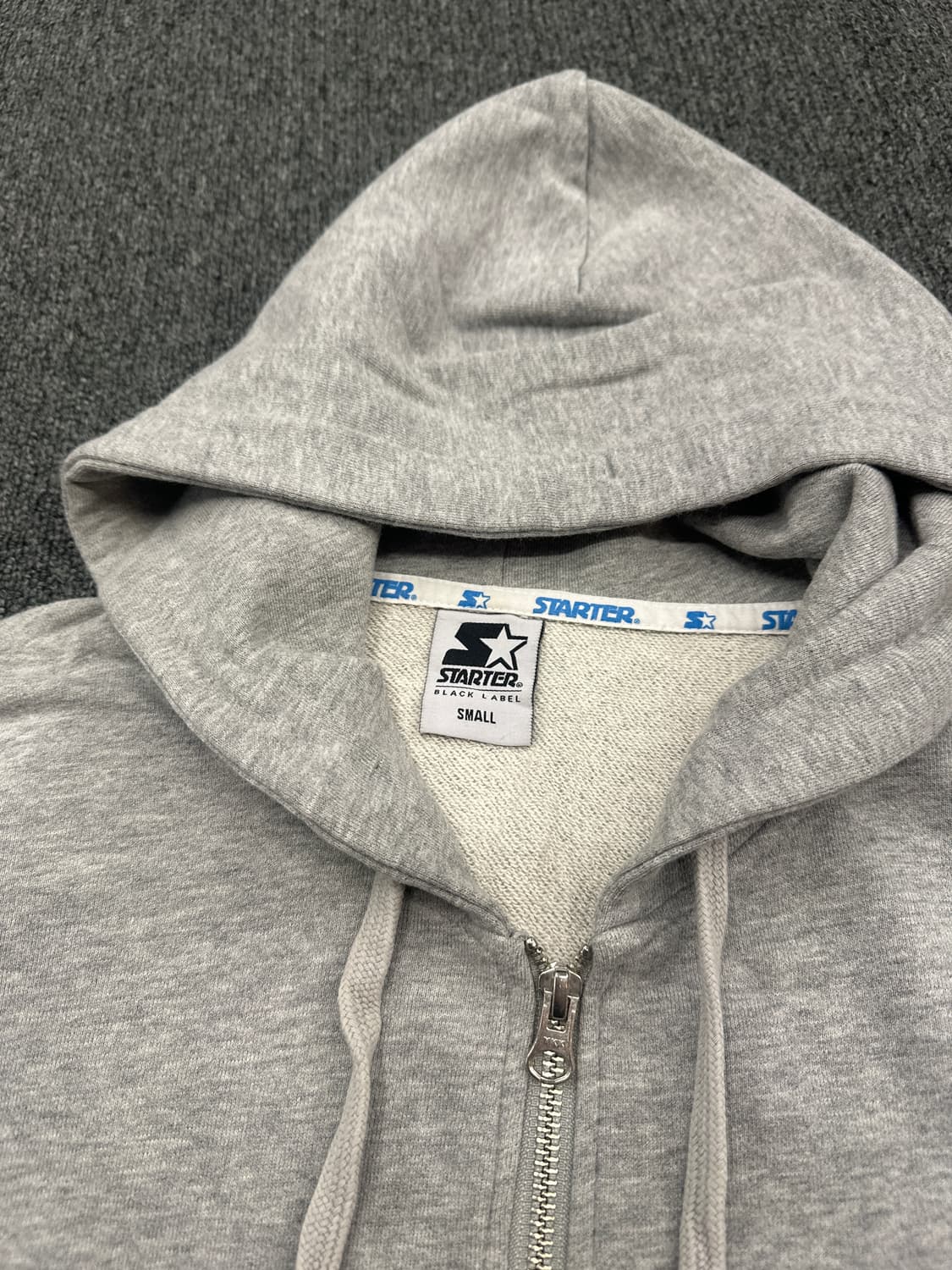 S) STARTER 스타터 그레이 스트릿 후드집업 상품이미지3