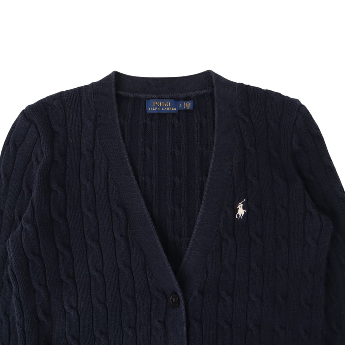 폴로 랄프로렌 네이비 케이블 니트 가디건 상품이미지2