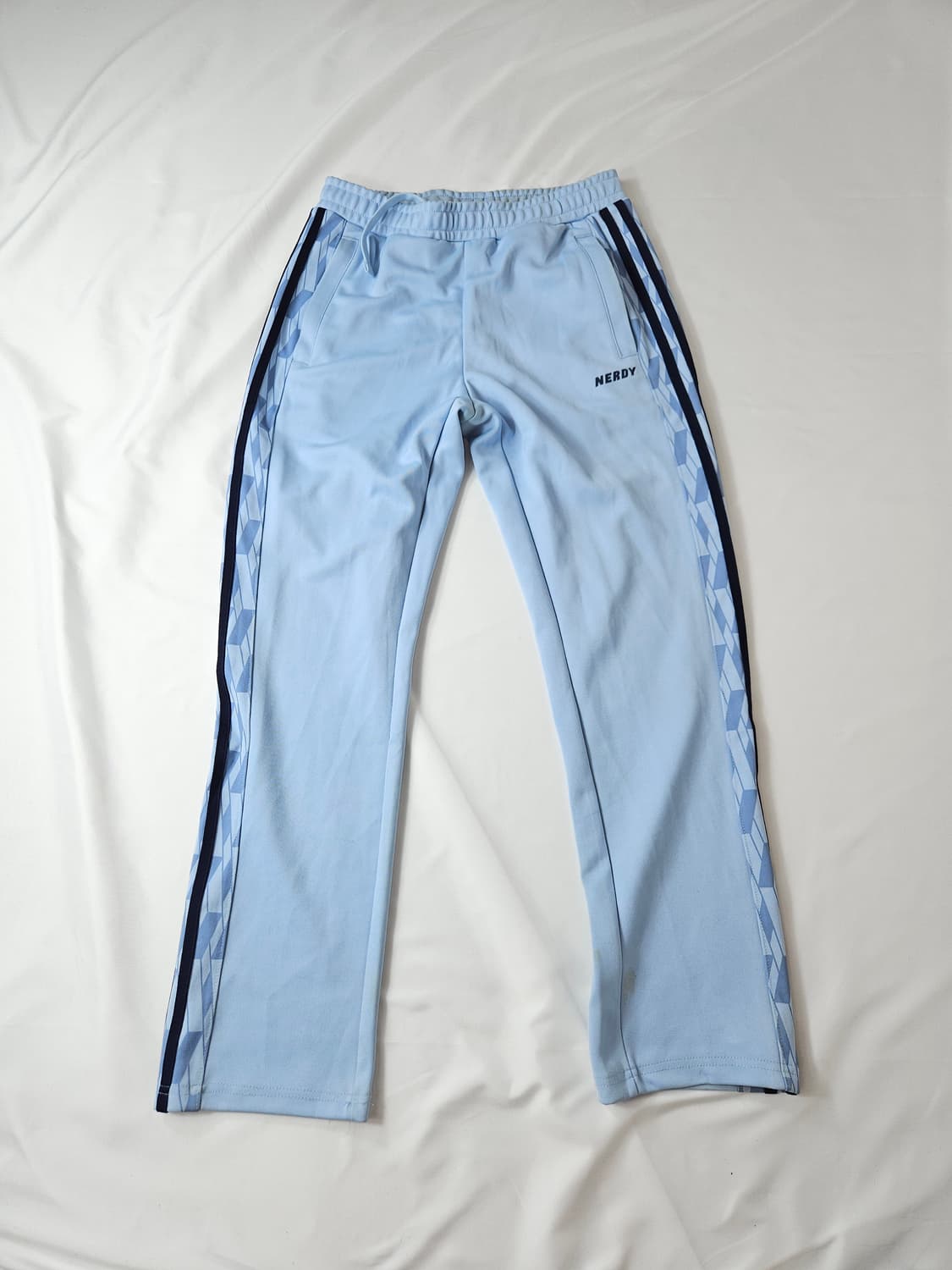 널디 하늘색 스카이블루 트레이닝 팬츠 바지 댄스 S 상품이미지1