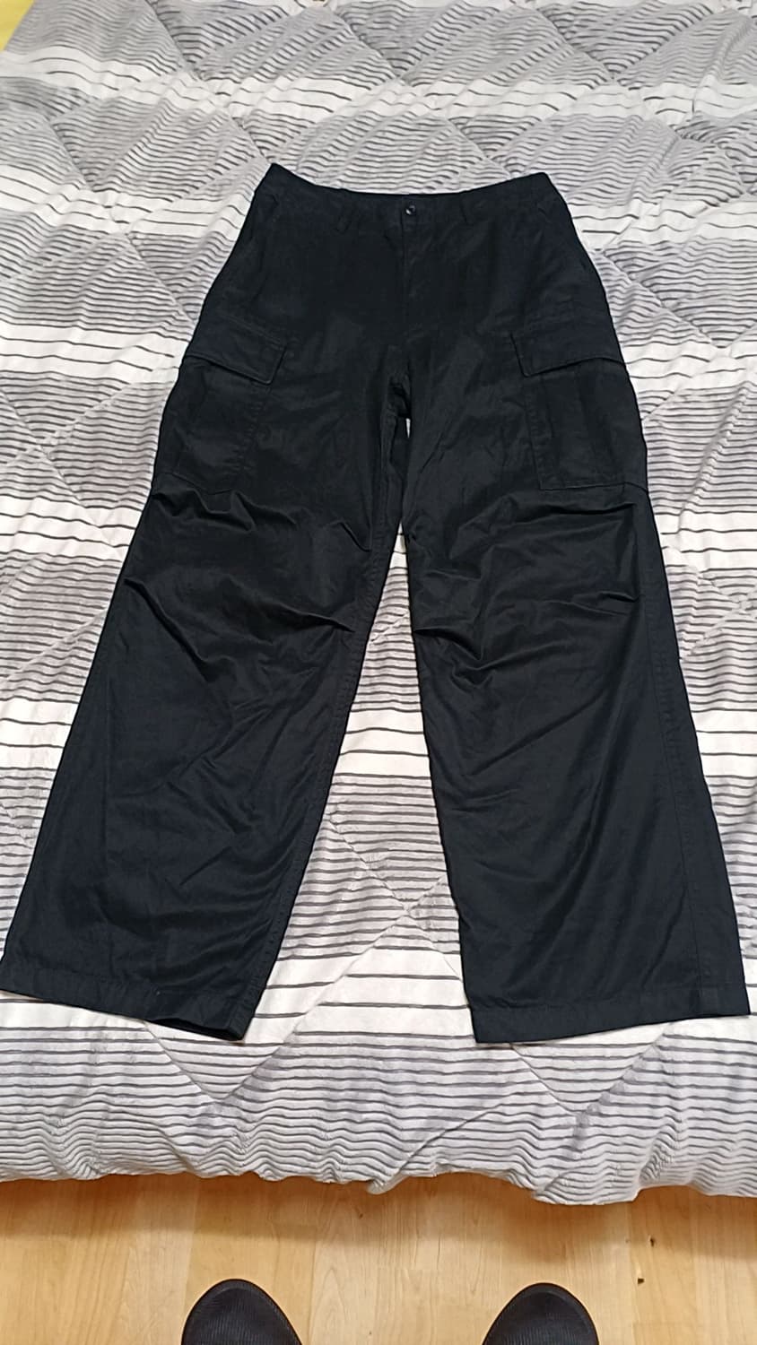 후아유 와이드 카고팬츠 31인치 기장106 상품이미지1