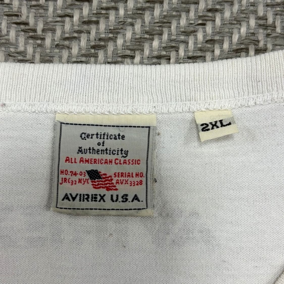 아비렉스 usa 브이넥 포켓 티셔츠 v3493 상품이미지9