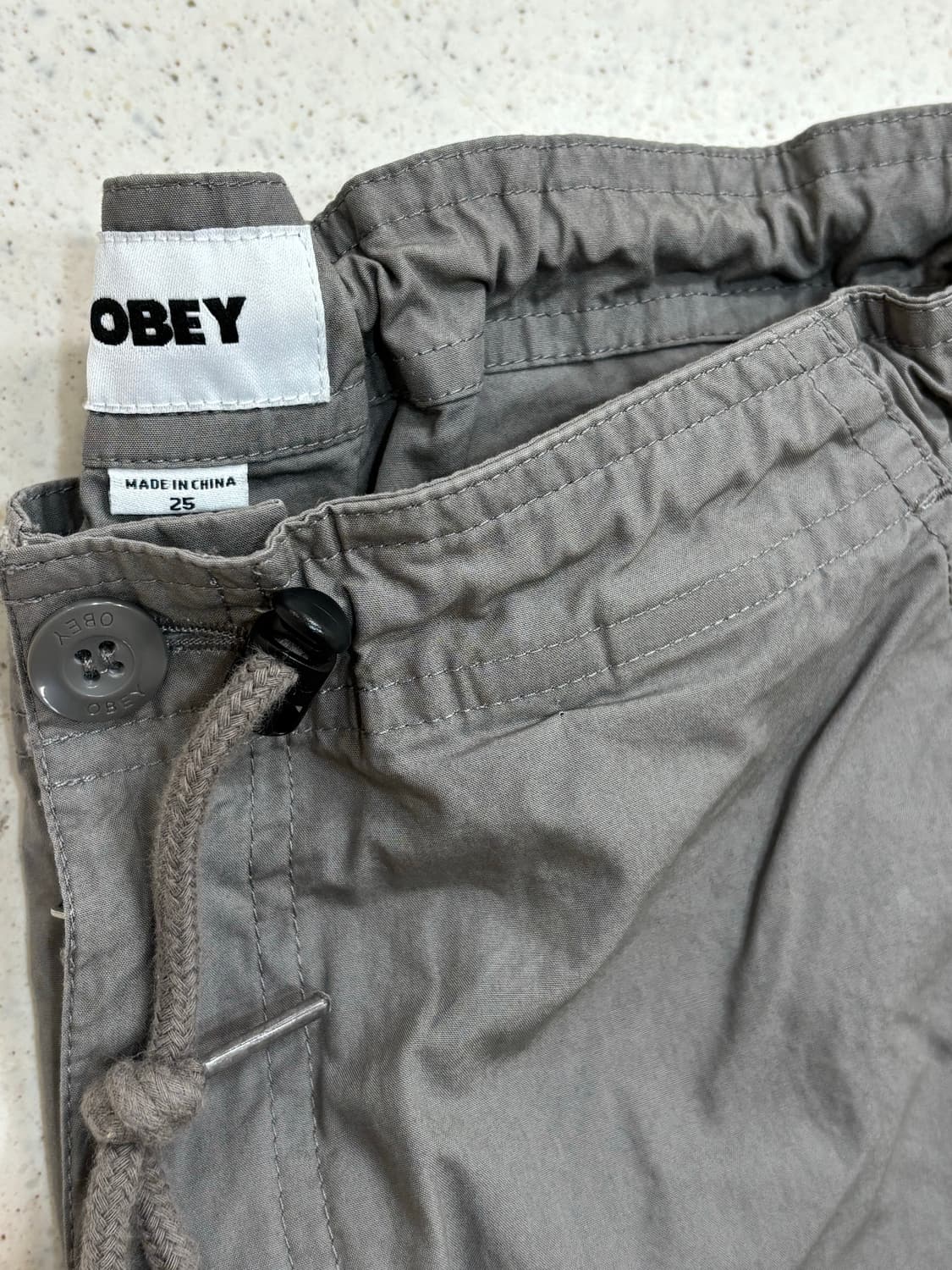 Obey 오베이 우먼 패러슈트 팬츠 (24-28가능) / 그레이 상품이미지7