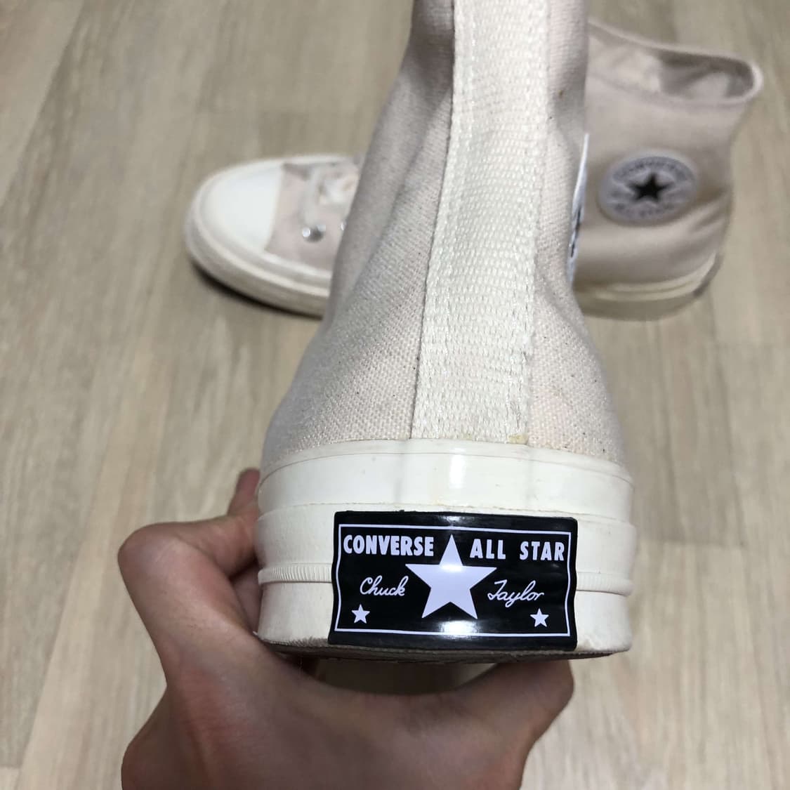 (280) 컨버스 CONVERSE 척70 하이 빈티지 캔버스 내추럴  상품이미지2