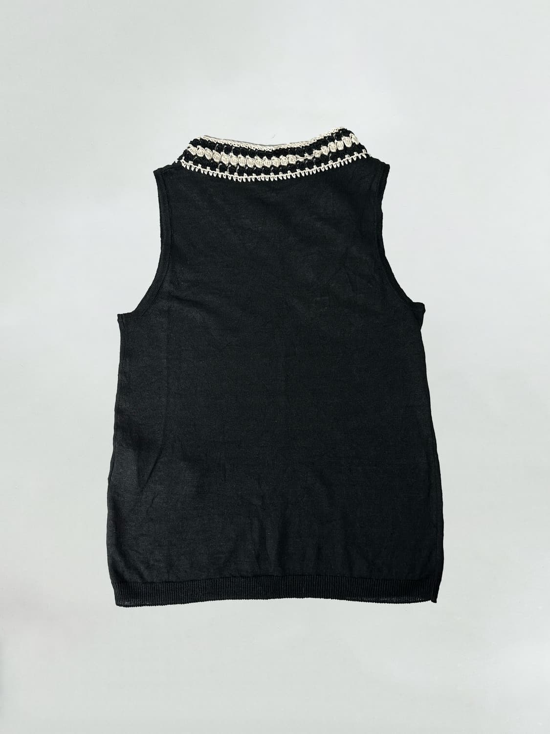 막스마라 린넨 니트 슬리브리스 탑 새상품 상품이미지4