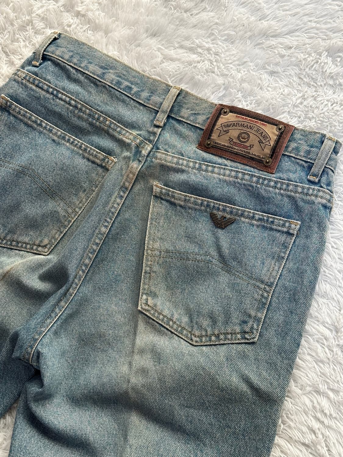 아르마니 진 라이트 블루 청바지 33x32 상품이미지1