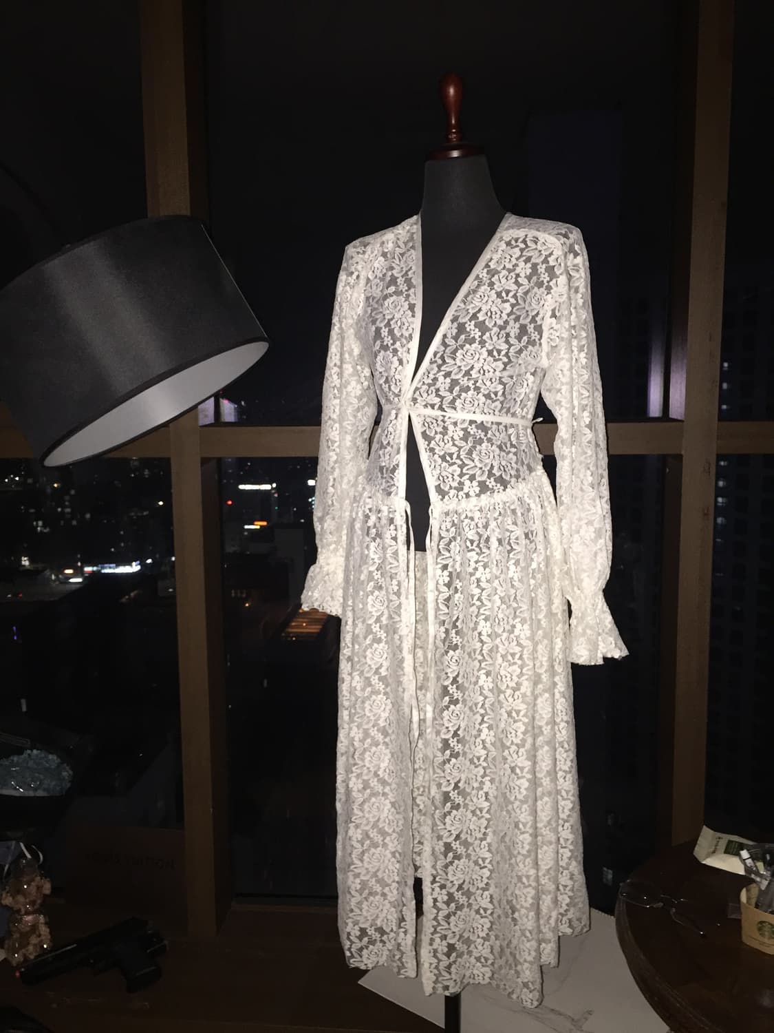 슈슈통 무드 빈티지 시스루 가디건 상품이미지1