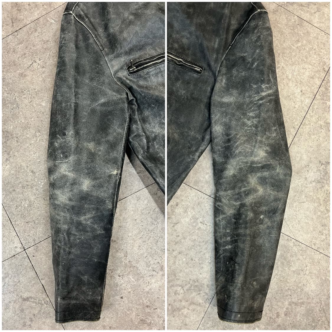 빈티지 레더 라이더 자켓 L #csz4050 상품이미지5