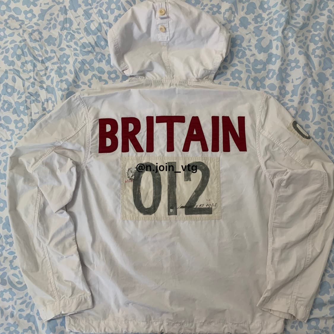 폴로 랄프로렌 빅포니 브리튼 UK 영국 화이트 바람막이 자켓 상품이미지2