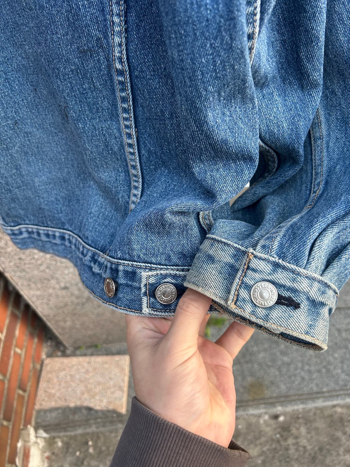 80‘s Levi’s Denim Trucker jacket 상품이미지5