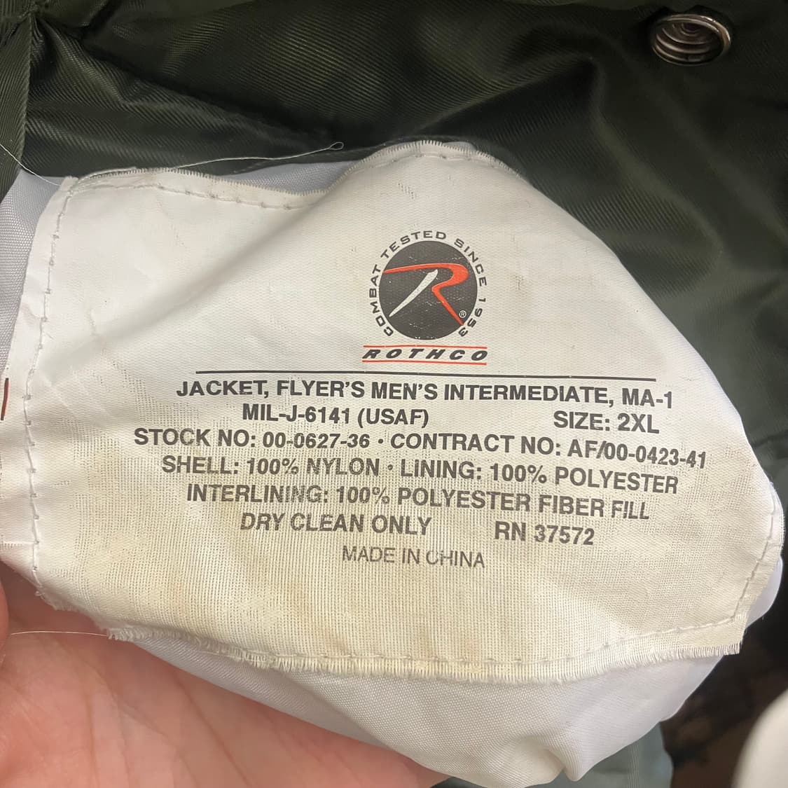 N94 로스코 항공점퍼 ma1 상품이미지2