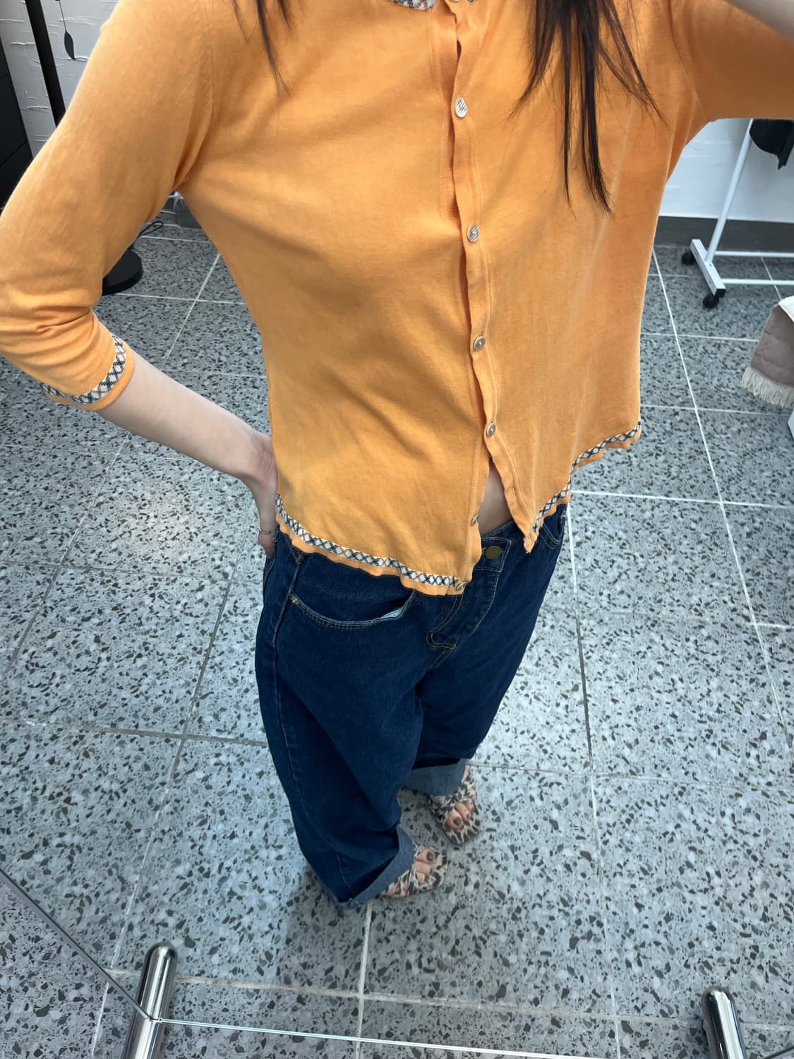닥스 언발란스 가디건 상품이미지1